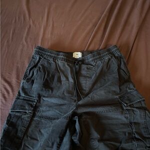 Black Cargo shorts